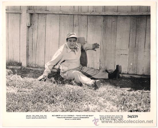 Cin&eacute;ma: FCJ 9879 BUD ABBOTT DANCE WITH ME HENRY FOTO B/N ORIGINAL AMERICANA