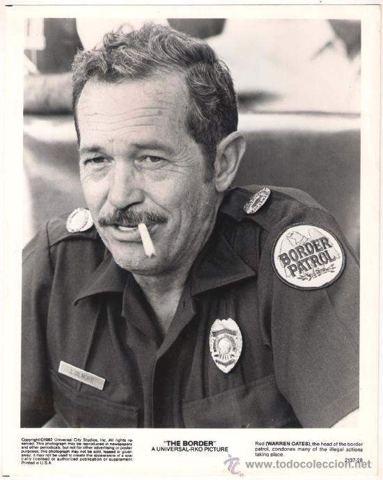 Cin&eacute;ma: FCJ 9892 WARREN OATES LA FRONTERA FOTO B/N ORIGINAL AMERICANA