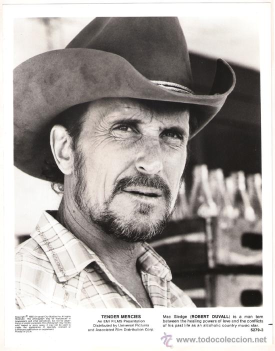 Kino: FCJ 9916 ROBERT DUVALL TENDER MERCIES GRACIAS Y FAVORES FOTO B/N ORIGINAL AMERICANA