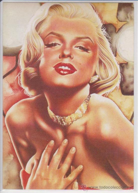 Cine: Marilyn Monroe. Postal.