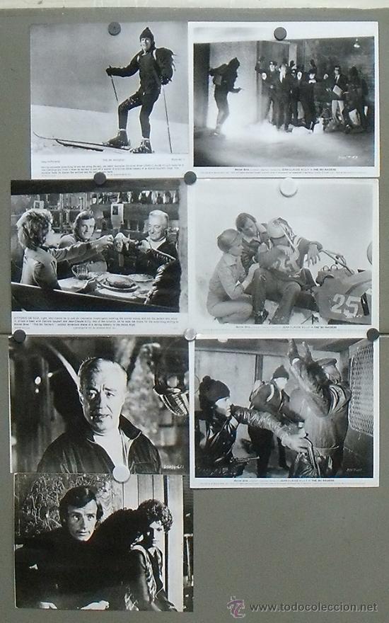 Cinema: F6610 ALPES 250000 DOLARES VITTORIO DE SICA 5 FOTOS ORIGINALES B/N AMERICANAS 2 FOTOS ESPA&Ntilde;OLAS