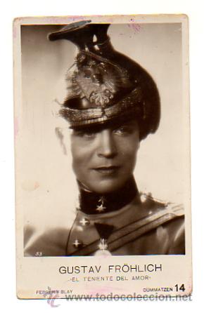 Kino: GUSTAV FR&Ouml;HLICH. 'EL TENIENTE DEL AMOR'. FEBRER Y BLAY. D&Uuml;MMATZEN 14.
