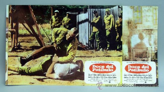 Cinema: 11 Fotocromos Doce del Pat&iacute;bulo 1967 Metro Goldwyn Mayer Lee Marvin Charles Bronson Robert Aldrich