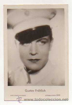 Cine: GUSTAV FR&Ouml;HLICH. (EXCLUSIVAS HUET. D&Uuml;MMATZEN 209)