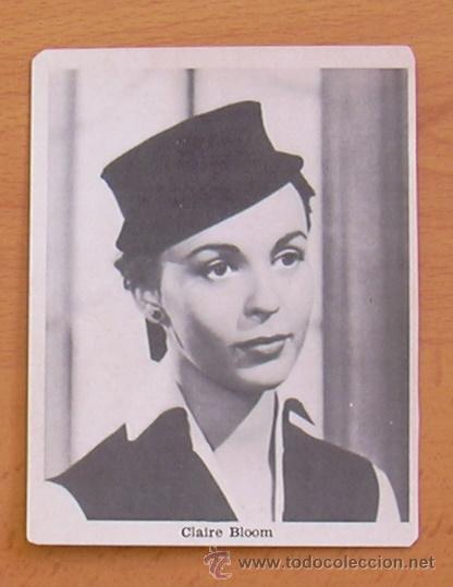 Cinema: Claire Bloom - Fotocromo tama&ntilde;o 11x8,5 cm. -Detalla al dorso la pelicula a que pertenece. Candilejas