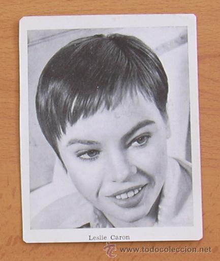Cinema: Leslie Caron- Fotocromo tama&ntilde;o 11x8,5 cm - Detalla al dorso la pelicula. Papa, Piernas Largas