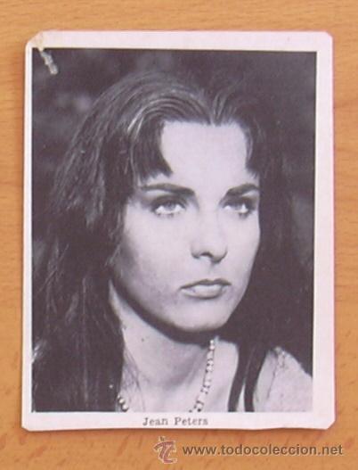 Cinema: Jean Peters - Fotocromo tama&ntilde;o 11x8,5 cm.- Detalla al dorso la pelicula a que pertenece. Apache