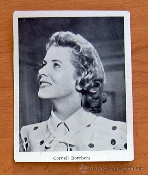 Cinema: Cornell Borchers - Fotocromo tama&ntilde;o 11x8,5 cm. - Detalla al dorso la pelicula. Hoy como ayer