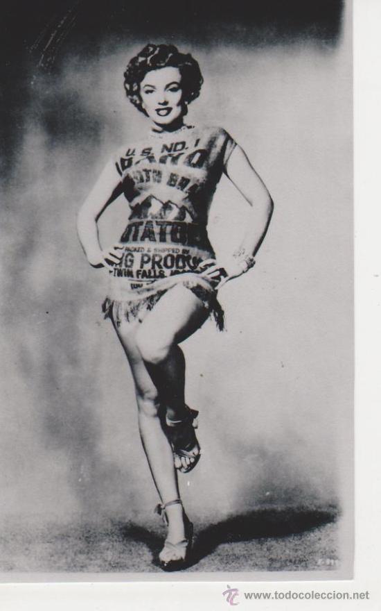 Cine: Marilyn Monroe. Postal Moderna.