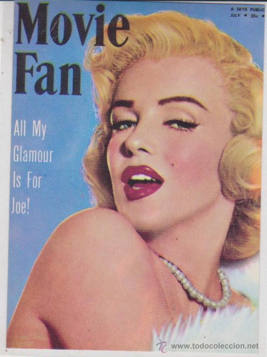 Cine: Marilyn Monroe. Postal de 1987.