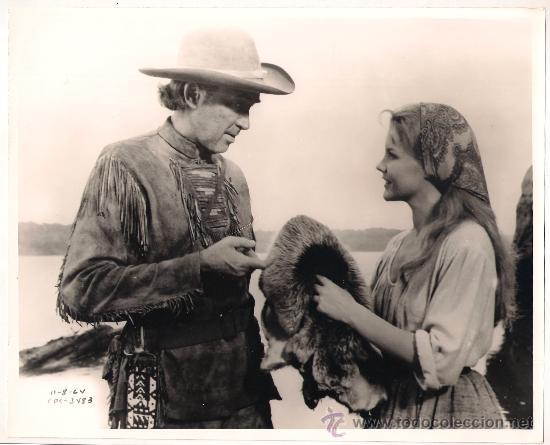 Cine: F6820 JAMES STEWART CARROLL BAKER LA CONQUISTA DEL OESTE FOTO B/N ORIGINAL ESPA&Ntilde;OLA