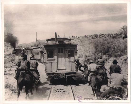 Cine: F6822 LA CONQUISTA DEL OESTE FOTO B/N ORIGINAL ESPA&Ntilde;OLA