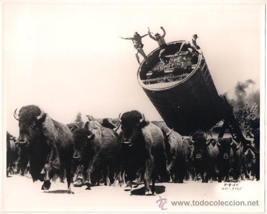 Cine: F10183 LA CONQUISTA DEL OESTE FOTO B/N ORIGINAL ESPA&Ntilde;OLA