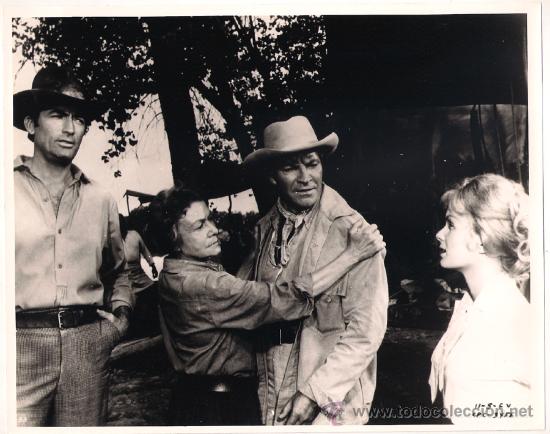 Cine: F6830 GREGORY PECK ROBERT PRESTON LA CONQUISTA DEL OESTE FOTO B/N ORIGINAL ESPA&Ntilde;OLA