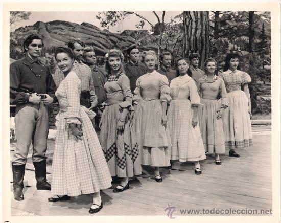 Cinema: F6930 SIETE NOVIAS PARA SIETE HERMANOS JULIE NEWMAR STANLEY DONEN FOTO B/N ORIGINAL AMERICANA