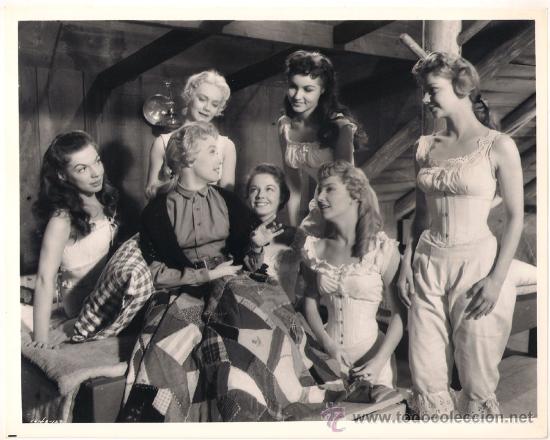 Cine: F6934 SIETE NOVIAS PARA SIETE HERMANOS JULIE NEWMAR STANLEY DONEN FOTO B/N ORIGINAL AMERICANA