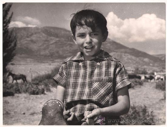 Cine: F7193 JOSELITO EL PEQUE&Ntilde;O RUISE&Ntilde;OR FOTO B/N ORIGINAL ESPA&Ntilde;OLA