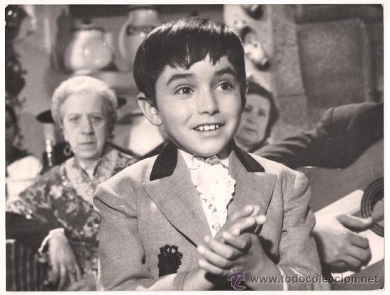 Cine: F7194 JOSELITO EL PEQUE&Ntilde;O RUISE&Ntilde;OR FOTO B/N ORIGINAL ESPA&Ntilde;OLA