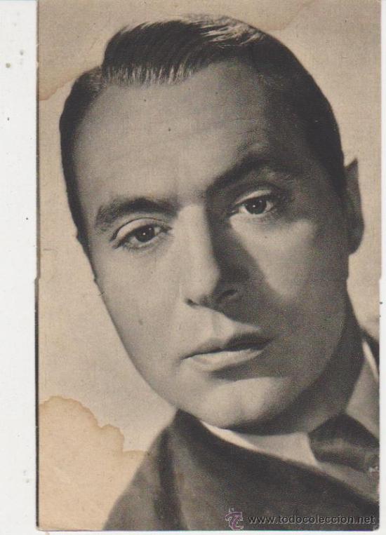 Kino: Tarjeta Postal n&ordm;  21.  Charles Boyer.  A&ntilde;os 40.