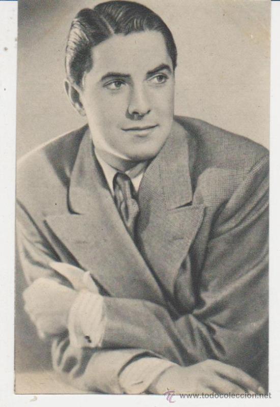 Kino: Tarjeta Postal n&ordm;  105.   Tyrone Power.  A&ntilde;os 40.