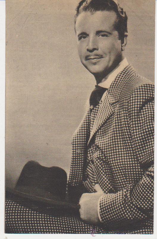 Kino: Tarjeta Postal n&ordm;  23.  Dick Powell.  A&ntilde;os 40.