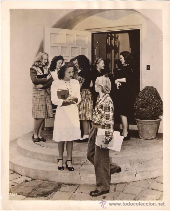Cinema: F28125D CLAUDE JARMAN JANE POWELL FOTO B/N ORIGINAL AMERICANA