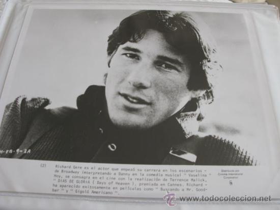 Cine: RICHARD GERE FOTOGRAFIA ORIGINAL DIAS DEL CIELO