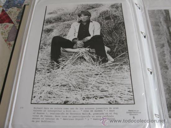 Cine: RICHARD GERE FOTOGRAFIA ORIGINAL DIAS DEL CIELO