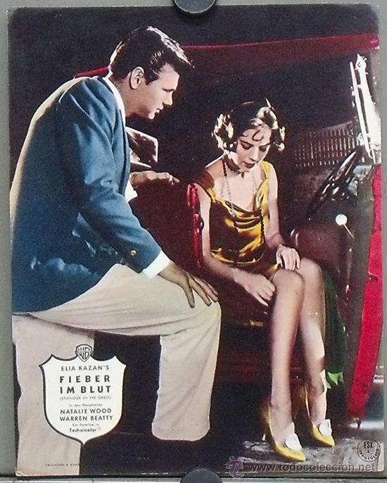 Cinema: OS84 ESPLENDOR EN LA YERBA NATALIE WOOD WARREN BEATTY FOTOCROMO ORIGINAL ALEMAN