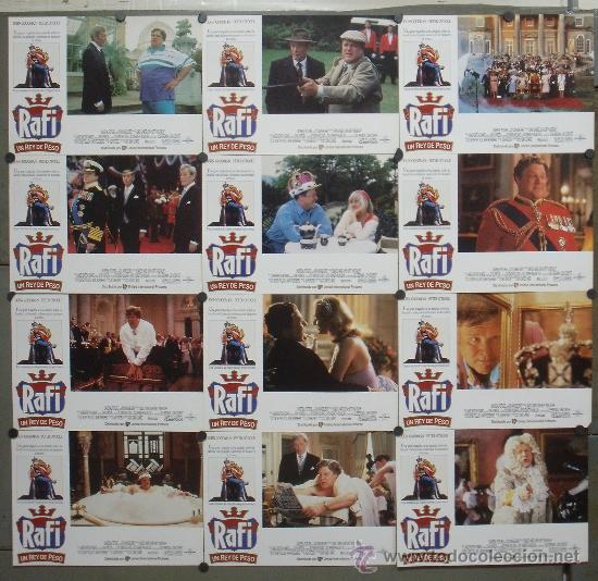 Cinema: OT05 RAFI UN REY DE PESO JOHN GOODMAN JOHN HURT SET 12 FOTOCROMOS ORIG ESTRENO