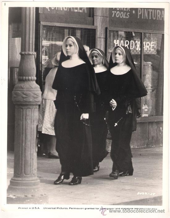 Cine: F7399 MARY TYLER MOORE CHANGE THE HABIT FOTO B/N ORIGINAL AMERICANA