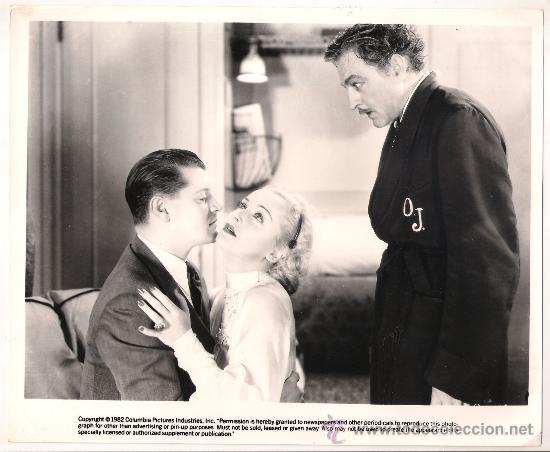 Cine: F7408 CAROLE LOMBARD JOHN BARRYMORE LA COMEDIA DE LA VIDA FOTO B/N ORIGINAL AMERICANA R'82