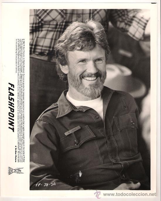 Kino: FCJ 9935 KRIS KRISTOFFERSON FLASHPOINT FOTO B/N ORIGINAL AMERICANA