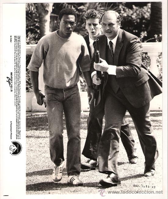 Cin&eacute;ma: FCJ 9968 EDDIE MURPHY JUDGE REINHOLD JOHN ASHTON SUPERDETECTIVE EN HOLLYWOOD FOTO B/N ORIG AMERICANA