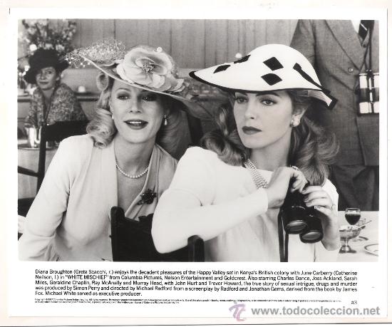Kino: FCJ 9973 GRETA SCACCHI CATHERINE NEILSON PASIONES EN KENIA FOTO B/N ORIGINAL AMERICANA