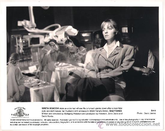 Cin&eacute;ma: FCJ 9980 GRETA SCACCHI LA NOCHE DE LOS CRISTALES ROTOS FOTO B/N ORIGINAL AMERICANA