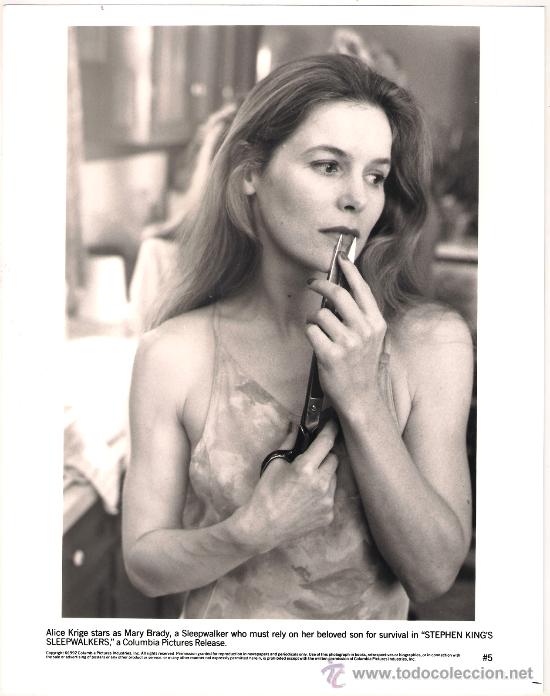 Cine: FCJ 10028 ALICE KRIGE SONAMBULOS STEPHEN KING FOTO B/N ORIGINAL AMERICANA