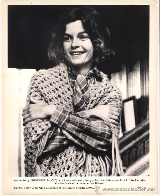 Kino: FCJ 10041 GENENIEVE BUJOLD ANOTHER MAN ANOTHER CHANCE FOTO B/N ORIGINAL AMERICANA