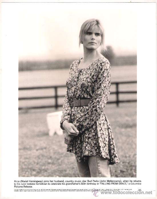 Cine: FCJ 10049 MARIEL HEMINGWAY CUANDO EL AMOR SE ACABA FOTO B/N ORIGINAL AMERICANA