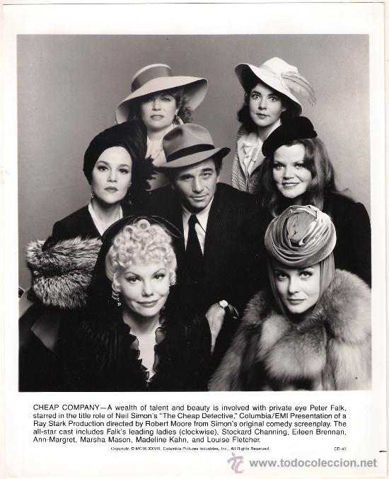 Kino: FCJ 10082 ANN-MARGRET PETER FALK EILEEN BRENNAN UN DETECTIVE BARATO FOTO B/N ORIGINAL AMERICANA