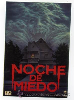 Cine: NOCHE DE MIEDO, con Chris Sarand&oacute;n. ADESIVO-PEGATINA.