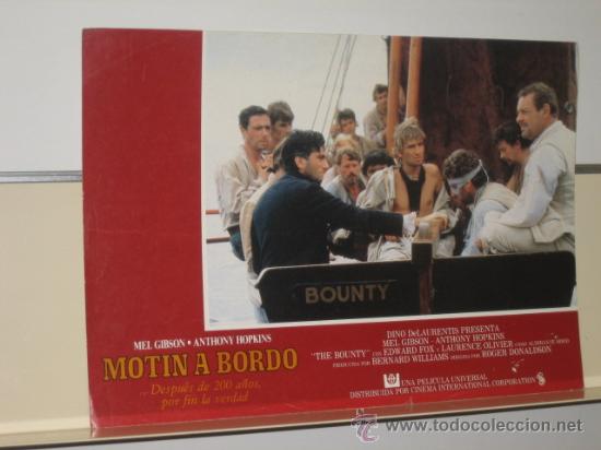 Kino: FOTOCROMO PELICULA MOTIN A BORDO