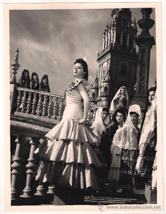 Cine: F7713 MARUJITA DIAZ GOOD BYE SEVILLA ADIOS SEVILLA FOTO B/N ORIGINAL ESPA&Ntilde;OLA