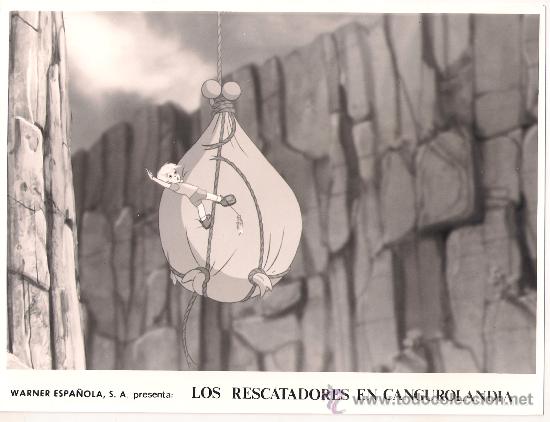 Kino: F7895 LOS RESCATADORES EN CANGUROLANDIA WALT DISNEY FOTO B/N ORIGINAL ESPA&Ntilde;OLA