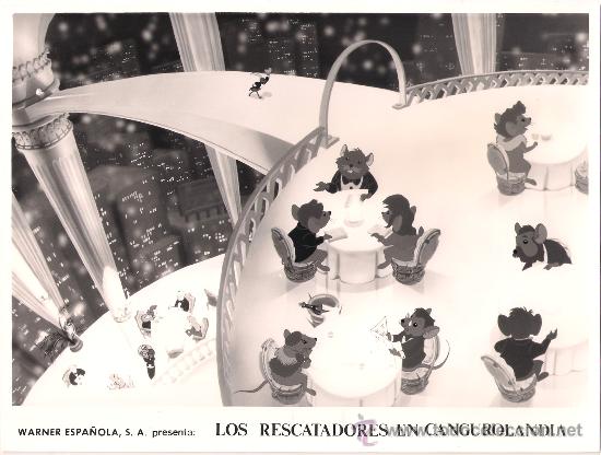 Kino: F7897 LOS RESCATADORES EN CANGUROLANDIA WALT DISNEY FOTO B/N ORIGINAL ESPA&Ntilde;OLA