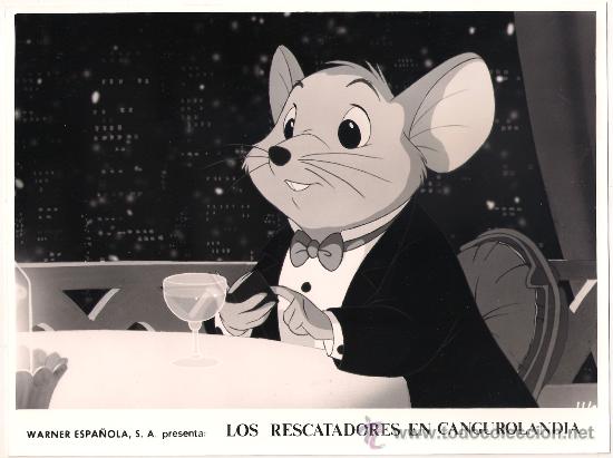 Kino: F7903 LOS RESCATADORES EN CANGUROLANDIA WALT DISNEY FOTO B/N ORIGINAL ESPA&Ntilde;OLA
