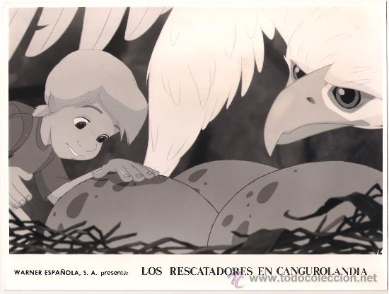 Cinema: F7906 LOS RESCATADORES EN CANGUROLANDIA WALT DISNEY FOTO B/N ORIGINAL ESPA&Ntilde;OLA