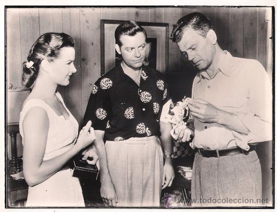 Cine: F28626D JEAN PETERS JOSEPH COTTEN NIAGARA FOTO B/N ORIGINAL ESPA&Ntilde;OLA