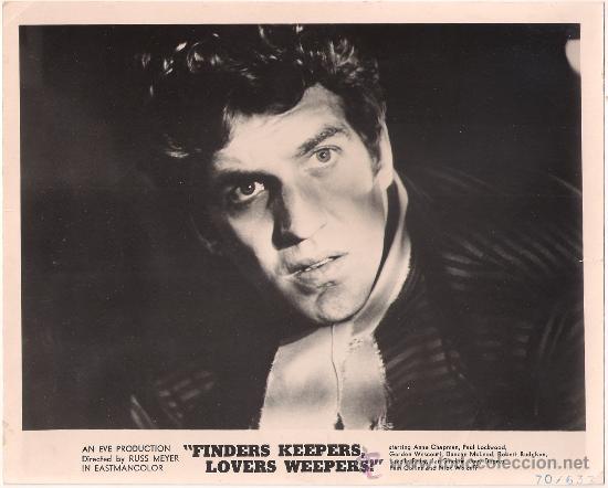 Cinema: F11703D RUSS MEYER FINDERS KEEPERS LOVERS WEEPERS DIRECTOR FOTO B/N ORIGINAL AMERICANA