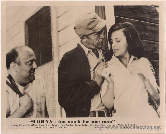 Cinema: F26848D LORNA TOO MUCH FOR ONE MAN RUSS MEYER FOTO B/N ORIGINAL AMERICANA